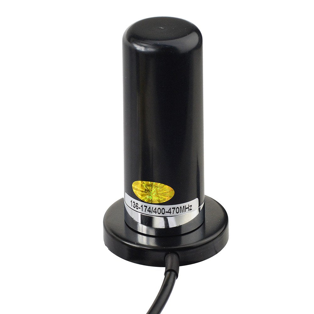 wlaniot Vehicle/Car Mobile Dual Band Antenna BNC Male Connector Magnetic Base Mount 5M RG58 Cable for BC125AT Scanner