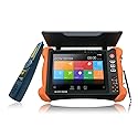 EVERSECU 8 Inch All in One Retina Display CCTV Tester,8K 32MP 12MP IP Camera Tester,4K 8MP TVI/CVI/AHD/SDI/CVBS CCTV Monitor Support DMM, OPM, VFL