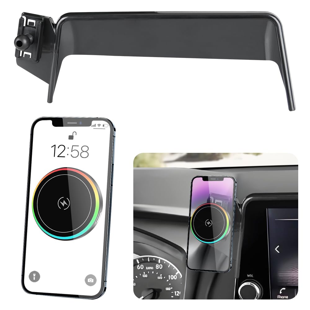 LUNQIN Magsafe Car Magnetic Phone Mount for Nissan Rogue 2021-2026 and Altima 2019-2026 and Sentra 2020-2025? 8-inch Screen ? Auto Accessories Best