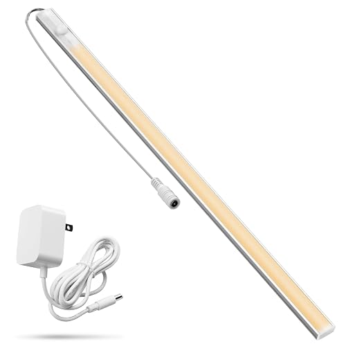 Under Cabinet Lighting, Motion Sensor Lights Indoor Plug in, 16" 12V LED Under Counter Super Bright Magnetic