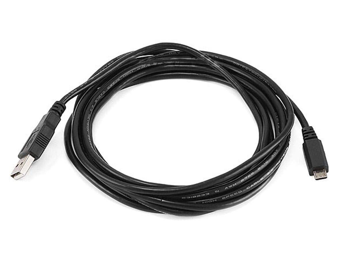 Monoprice 105139 10ft Micro USB / Micro-B 2.0 A Male to 5pin Male 28/28AWG Cable compatible with Samsung Galaxy , Note , Android, LG , HTC One,Nexus