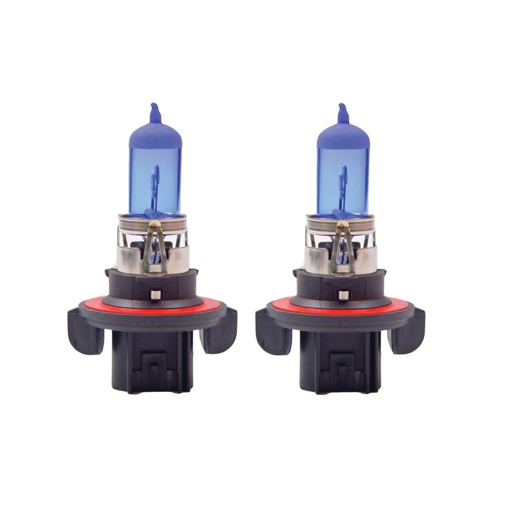 Zoogamo H13 Halogen Headlight Xenon Lightbulb - 12 Volt 55 Watt 5000K Super Bright White Performance Replacement Lamp Bulb (Pair)