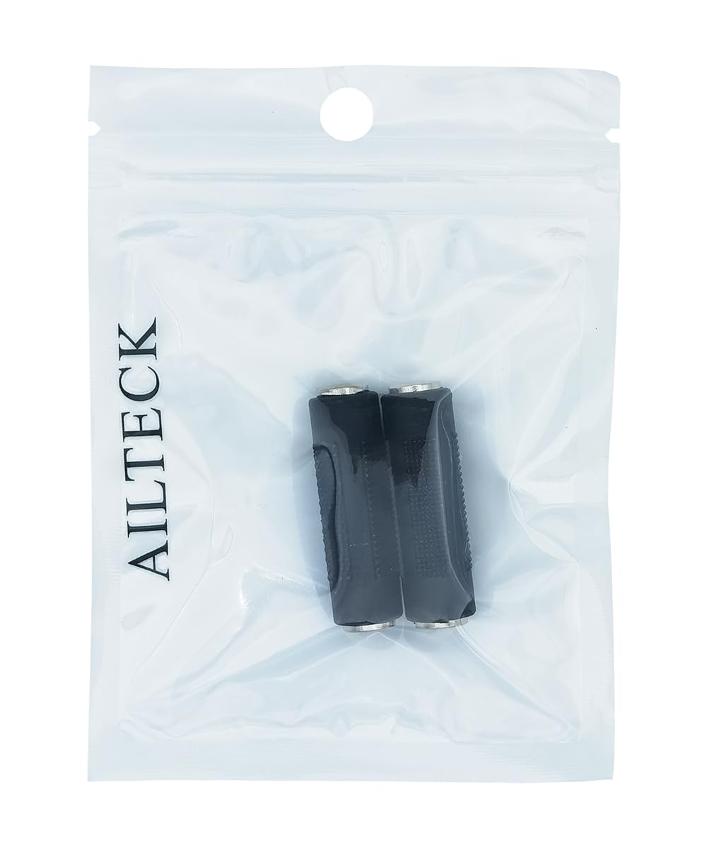 AILTECK 3.5mm 1/8" Female to Female Stereo Audio Adapter, 3.5mm Audio Interfaces Connector Jack Adapter 2 Pack