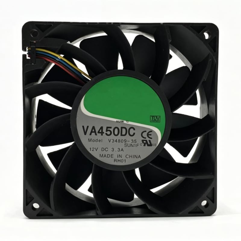 Ailsa Hexi VA450DC V34809-90 DC12V 3.3A 39.6W 12CM 120×120×38mm 4-Wire Cooling Fan