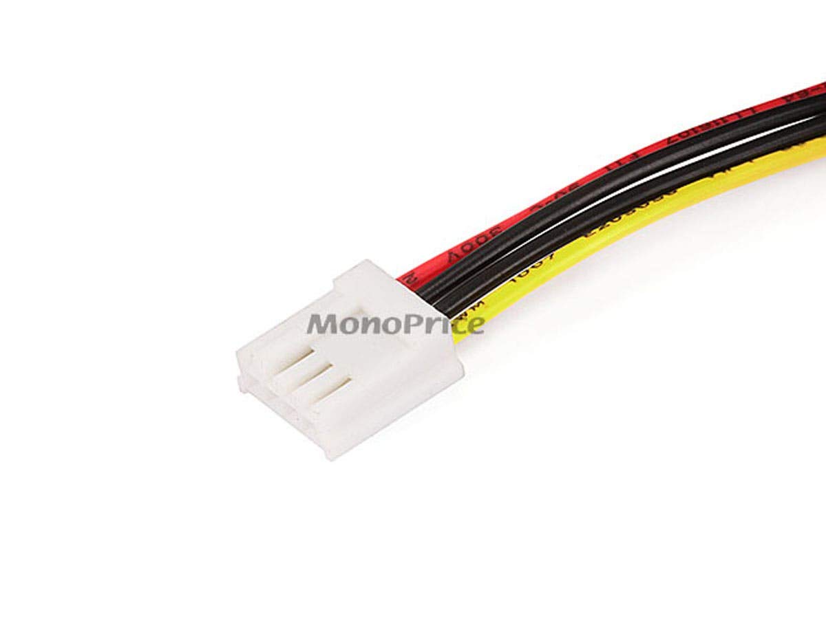 Monoprice SATA Cable - 1 Feet - SATA 15-pin Male to 4-pin Molex and 4-pin Power Cable