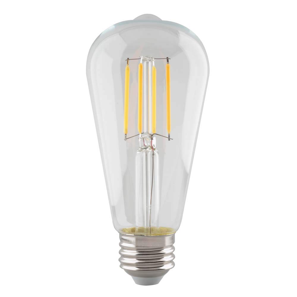 Satco S8554 Medium Bulb in Light Finish, Clear