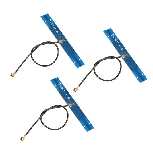 Wixine 3Pcs 2.4G/5G/5.8G Dual Band Omni PCB Antenna with IPX Connector WiFi Internal