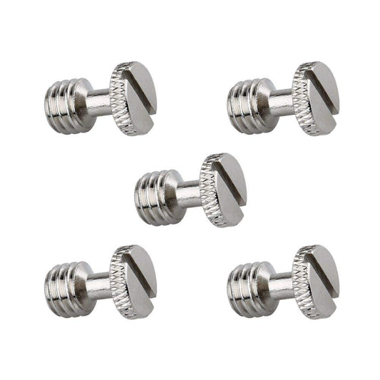 NICEYRIG 3/8 Inch Camera Quick Release Screw Tripod Screw Adapter Connecter DSLR Camera Rig Accessories- 5 Pack