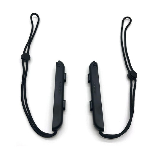 Art&Beauty 2 Pack Black Wrist Strap for Switch Joycon, Replacement for Joy Con Straps Adjustable Tightness(Plastic)