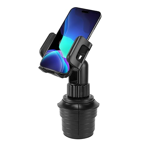 Cellet Car Cup Holder Phone Mount, Phone Holder Mount Cradle Universal Adjustable Compatible for Apple iPhone, Samsung Galaxy, Moto, Google Pixel