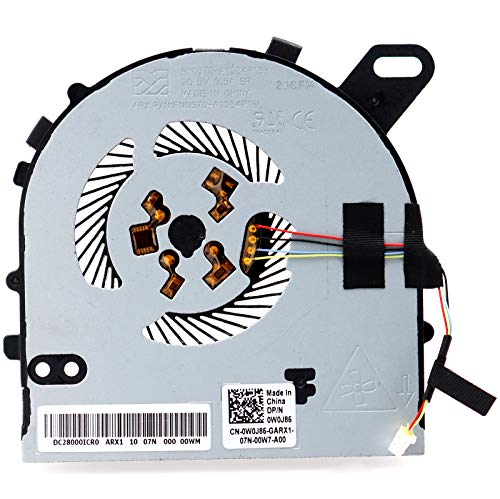 Deal4GO CPU Cooling Fan W0J85 0W0J85 Replacement for Dell Inspiron 15 7560 7572 Vostro 5568 5468 (UMA)