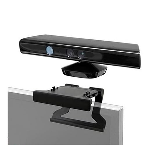 heaven2017 TV Clip Mounting Mount Stand Holder for Xbox 360 Kinect Sensor (Black)