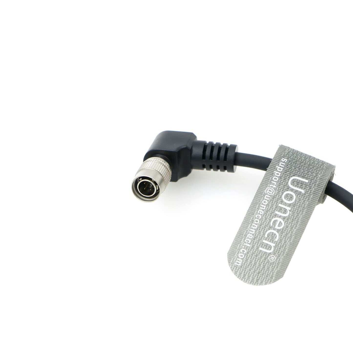 Uonecn Right Angle Hirose 4 Pin Male to Right Angle DC Jack for Sony F5 Camera to SmallHD Monitor