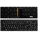 New US Black Backlit English Laptop Keyboard (Without Frame) Replacement for Toshiba Satellite P75-A7100 P75-A7200 P75-A7100 Light Backlight