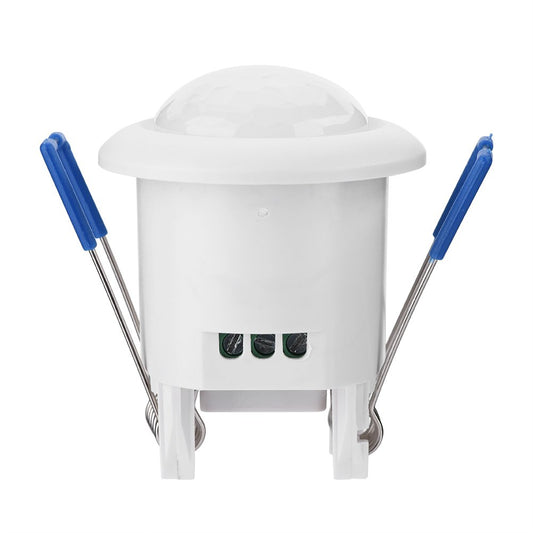 Infrared Motion 360¡ã Degrees Cone Angle Detecting Range, Temperature Compensation, Infrared PIR Motion with Time Delay for Ceiling Light 100-240V