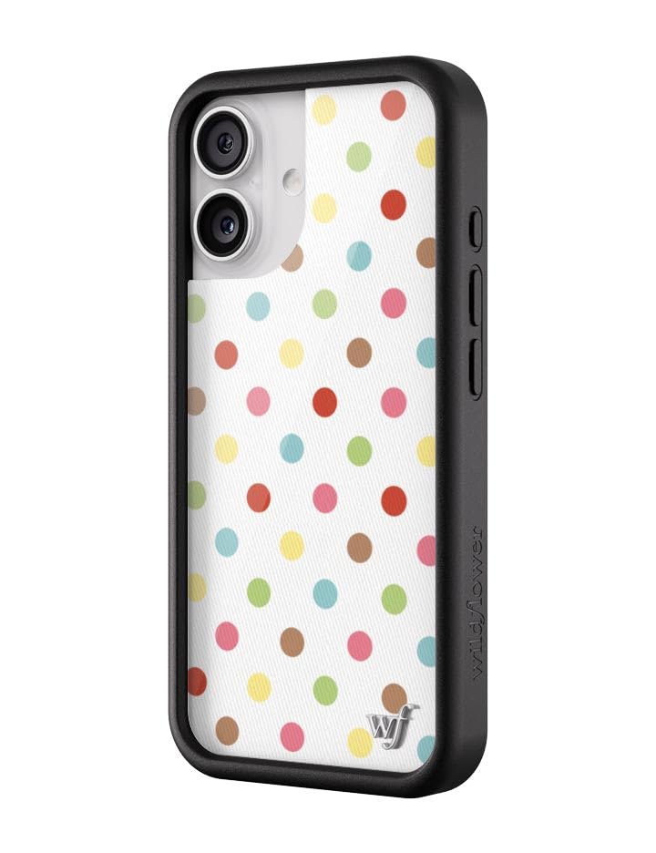 Wildflower Cases - Compatible with iPhone 17 | Protective Black Bumper, 6.5ft Drop Test Certified, Women Owned Small Business | New Year Aesthetic