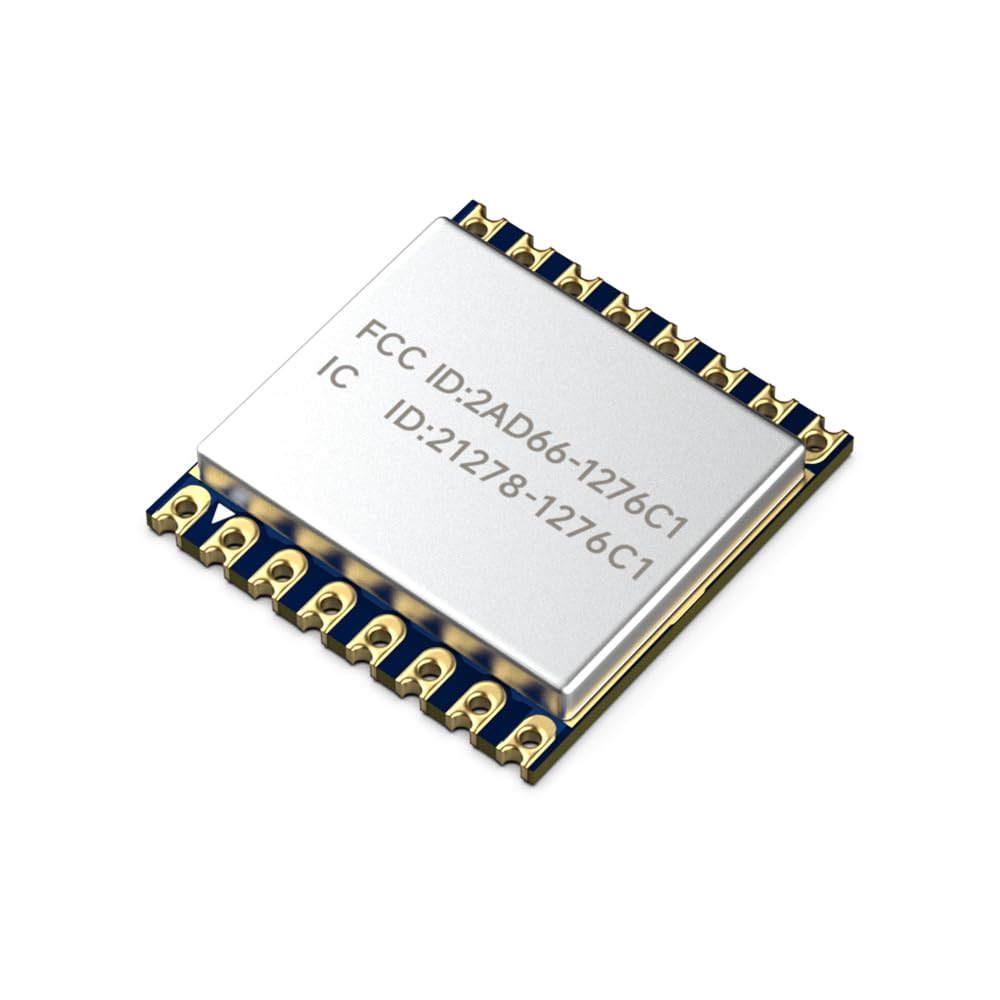 Lubeby Smart LoRa sx1276 Networking Transceivers, Compatible with RFM95W LoRa RF Chip Module LoRa1276-C1 915 Mhz x 2 PCS