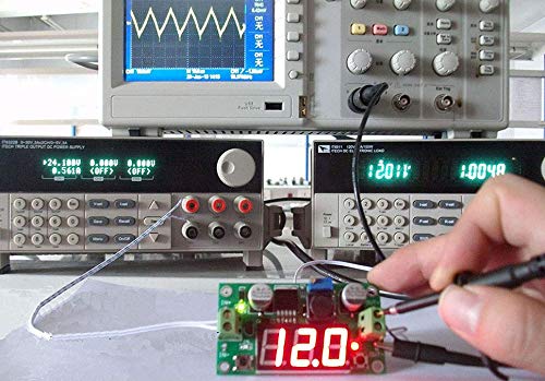 DAOKI 2Pcs Buck Converter LM2596 LED Step-Down Power Supply Module Adjustable DC-DC Convert Module 4.0-40V Input to 1.25-37V Output with LED…