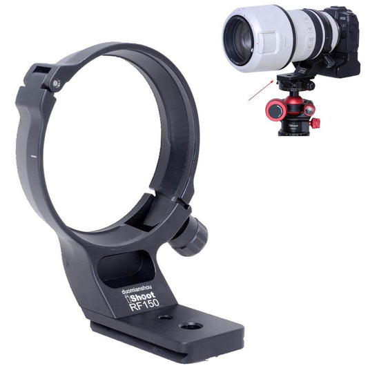 iShoot Tripod Mount Ring Lens Collar Compatible with Canon RF 100-500mm f/4.5-7.1L is USM, Lens Bracket Support Holder Bottom is Arca-Swiss Fit Camera
