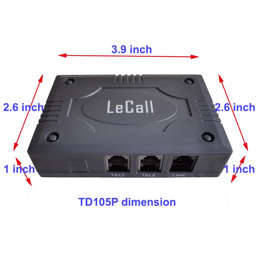 LeCall Hotline Auto Dialer Emergency Phone Dialer Speed Dialer Programmable TD105P