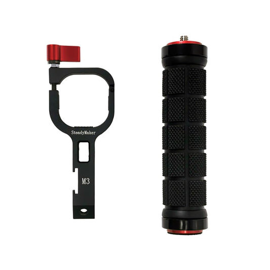 NovelGoal Camera Gimbal Handheld Mounting Clamp Extension Bracket with 1/4 Hole Cold Shoe Mount Compatible with Zhiyun Crane Cloud Crane M3 M3S (with