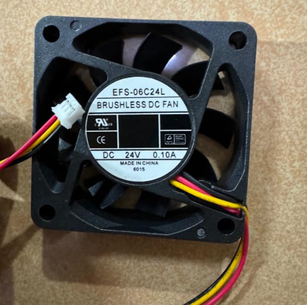 EFS-06C24L 60X60X15MM 6CM 24V 0.10A 3-Wire Cooling Fan