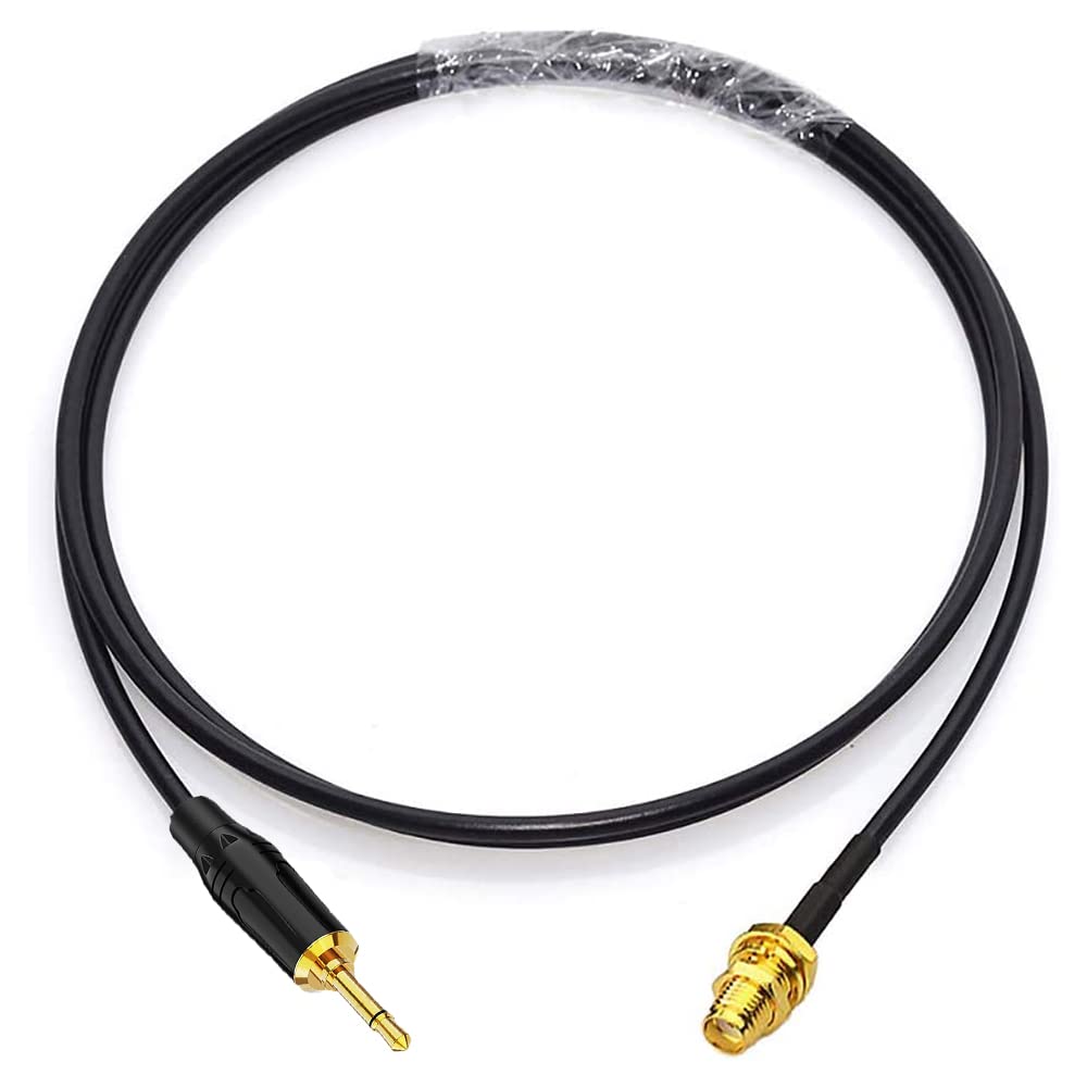 NA SMA Female to 3.5mm Mono 1/8" TS Stereo Plug Adapter Radio Antenna Extension Cable 10 feet