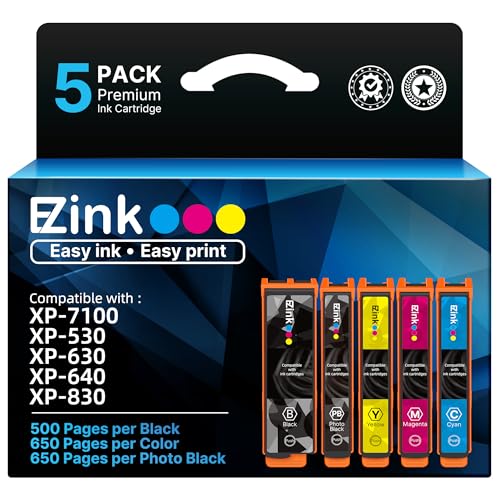 E-Z Ink Remanufactured Replacement for 410XL Ink cartridges, 5 Pack