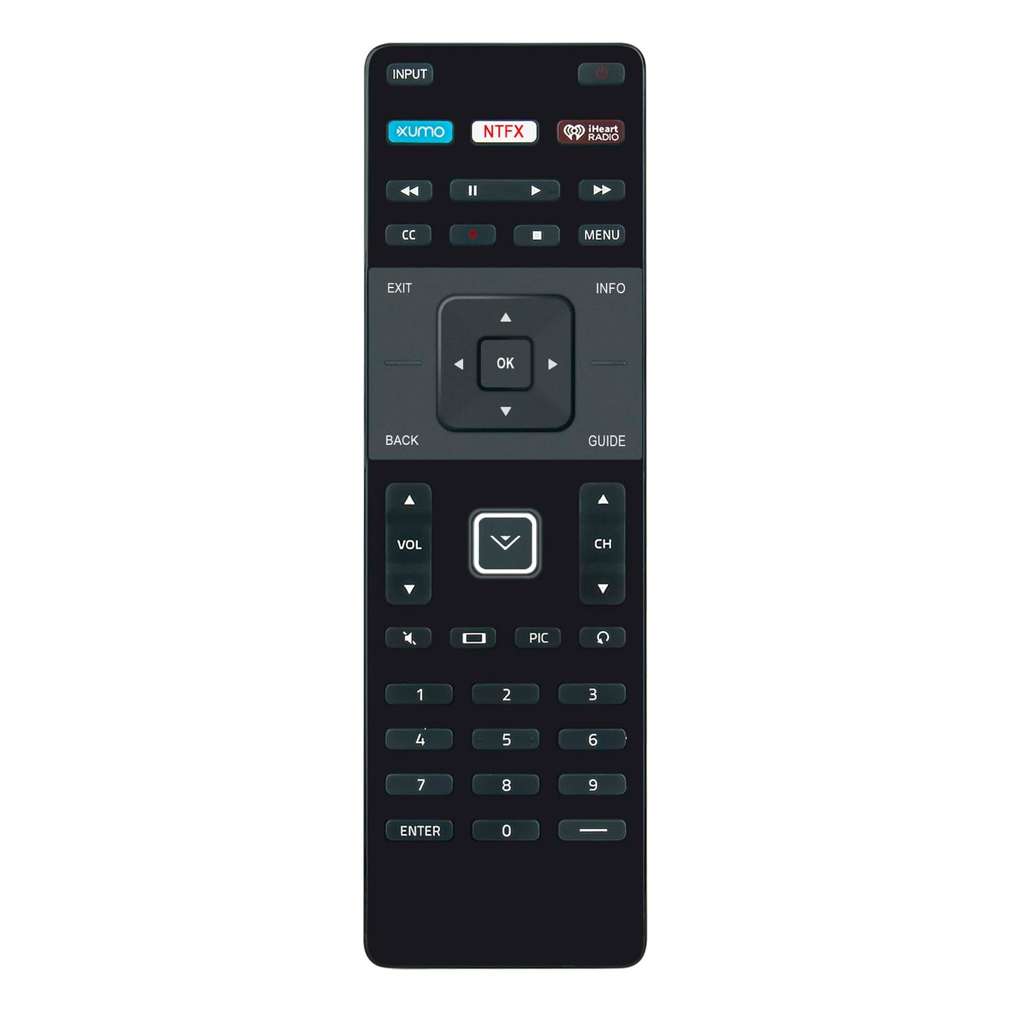 New Remote Controller XRT122 fit for VIZIO Smart TV D39H-D0 D39HD0 D50U-D1 D50UD1 D55U-D1 D55UD1 D58U-D3 D58UD3 D65U-D2 D65UD2 E32-C1 E32C1 E32H-C1