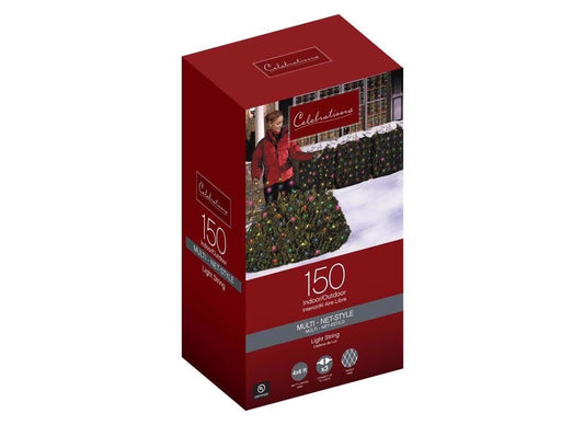 Celebration 150 Indoor/Outdoor Net-Style Lights, Multi-Color