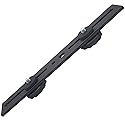 SYCZIOHU Dual Camera Flash Mount Bracket 20CM Tripod Mount Extension Bar with 1/4'' Screw Hot Shoe Mount for Fill Light and SLR Camera (Black)