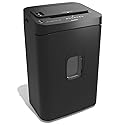Staples 150-Sheet Micro-Cut Paper Shredder, Autofeed, Anti-Jam, 7.4-Gallon Pull-Out Bin, Black, for Home & Office, Black