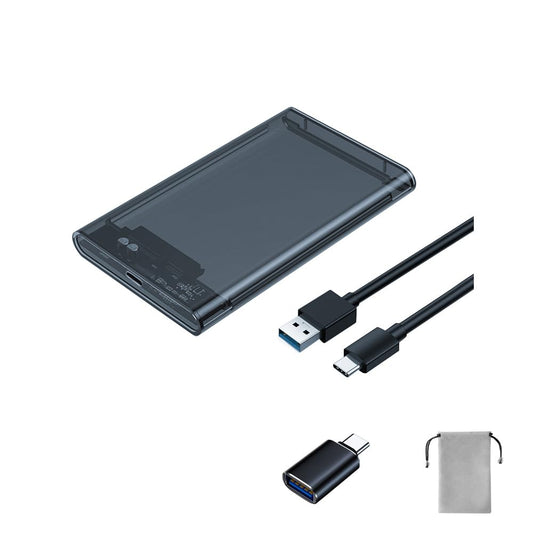 2.5 Inch Hard Drive Enclosure Type-C USB 3.1 3.0 to Sata 6gbps Computer External HDD Enclosure for Ssd & HDD 9.5mm 11mm External Hard Drive Case Drive