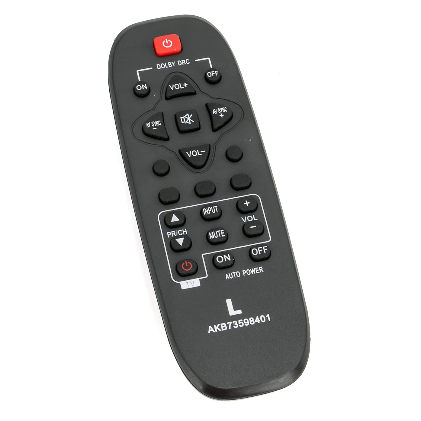 AKB73598401 Replacement Soundbar Remote Control Applicable for LG NB2020A NB2022A NB2030A Sound Bar Audio System