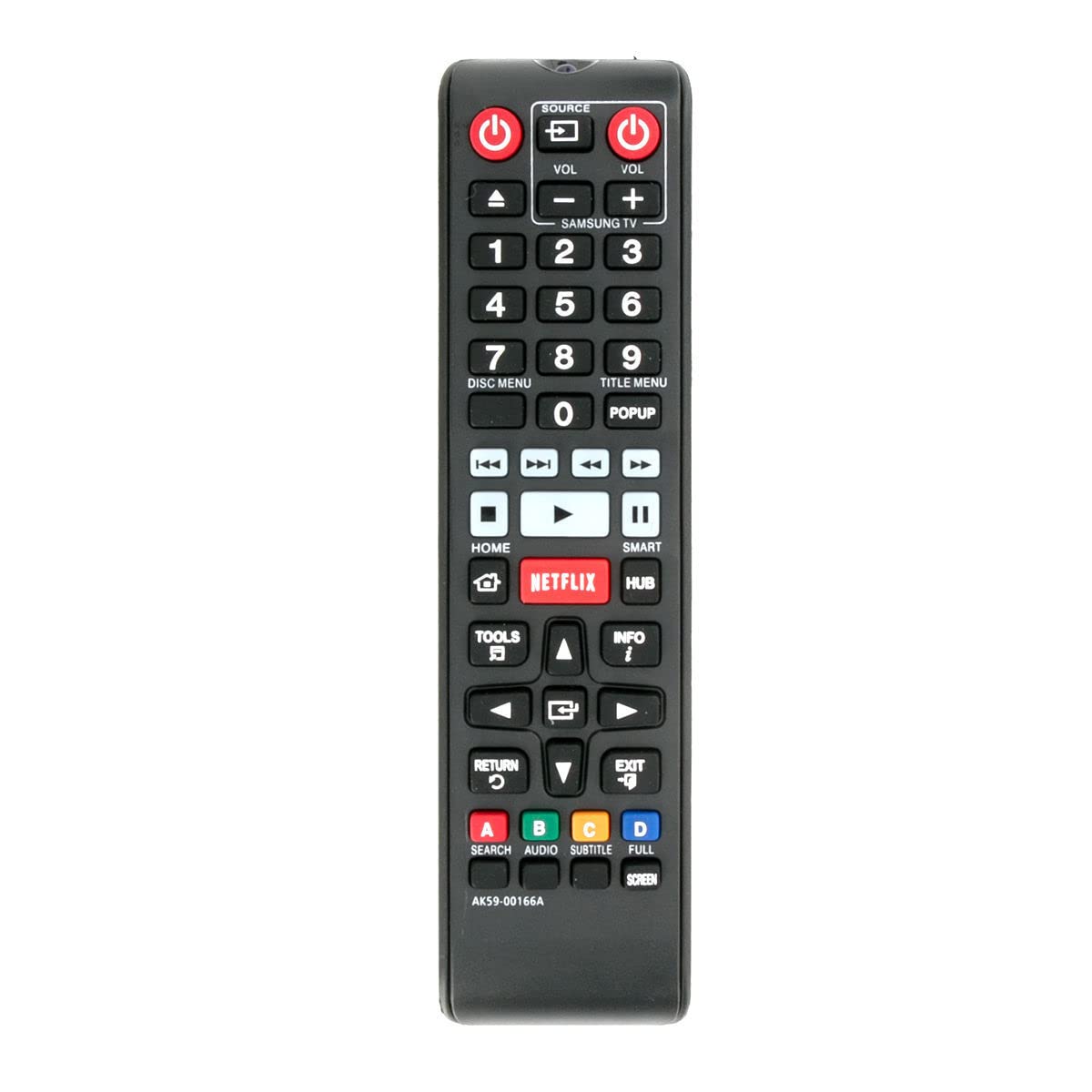 AK59-00166A Remote for Samsung Bluray BD-EM57C BD-EM59 BD-F7500 BD-FM59