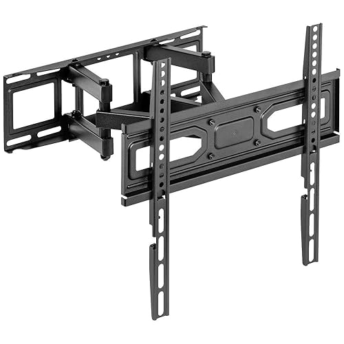 MANHATTAN Full-Motion TV Wall Mount - from 32 inch to 55 inch to 88 lbs - with Swivel, Tilt, & Level Adjustment Functionality - up to 400x400 VESA