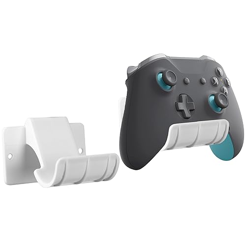 VIVO Universal Video Game Controller Wall Mount Holders, Compatible with PlayStation, Xbox, NVIDIA, Nintendo Switch Controllers, and More, 2-Pack