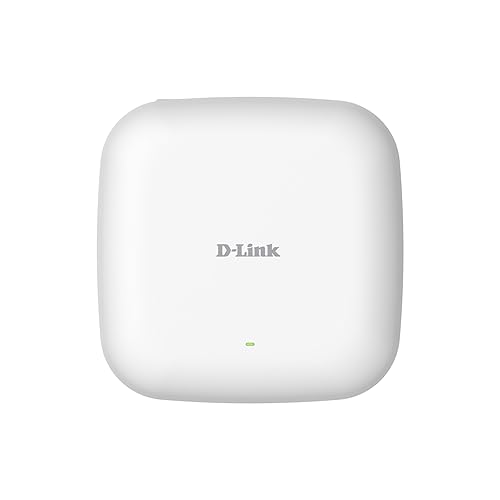 D-Link Guardian X3000 Wi-Fi 6 Access Point (DBR-X3000-AP) Dual-band AX3000 Smart Access Point with WPA3, VLANs, PoE Powered, Guest WiFi, Mesh Support