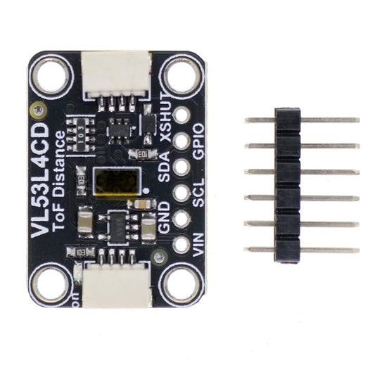 DONGKER VL53L4CD ToF Range Sensor Module,DC 2.7V-5V Ranging Sensor Module 0 to 1300 Millimeters Full Field of View (FoV)