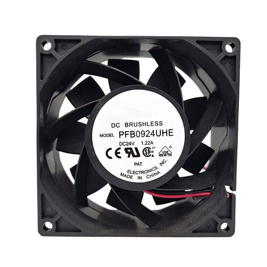 PFB0924UHE DC 24V 1.22A 29.28W 90x90x38mm 2-Wire Cooling Fan