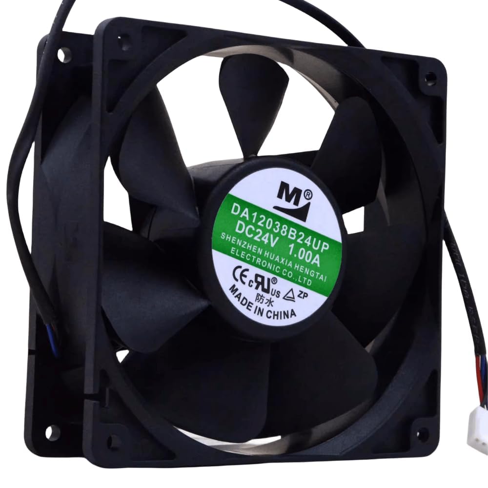 for DA12038B24UP 24V 1.00A 12038 12CM 120X120X38MM 3-Wire Cooling Fan