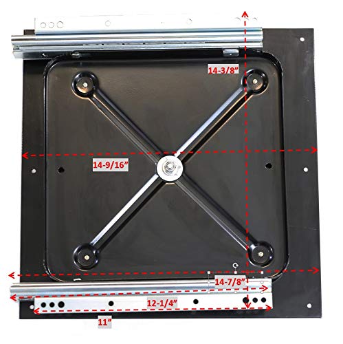 TV Pullout - 300 lbs. Heavy Duty - Full Extension TV Pull Out for Old CRT StyleTVs