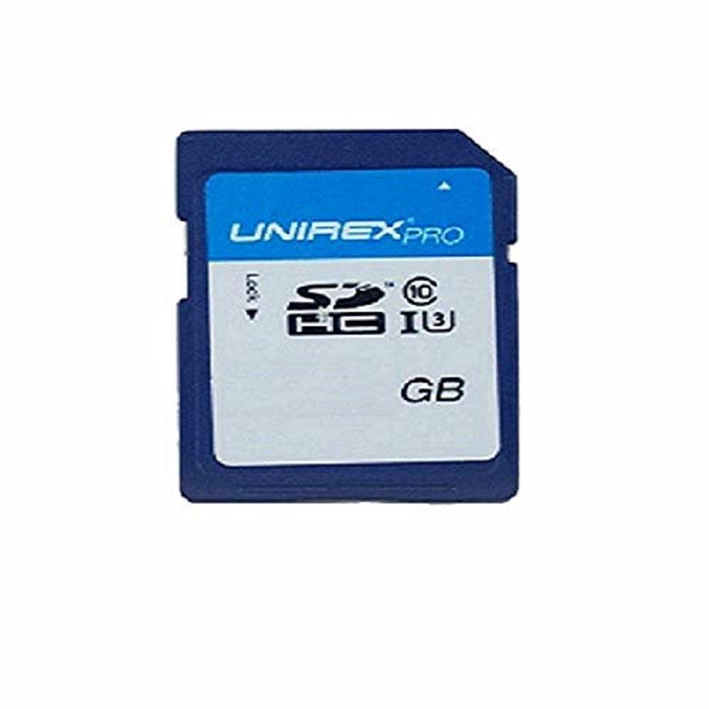 Unirex UFF-364S Full Size SD Card, Works With Any Product with SD Card Slot, 64GB, UHS-I U3