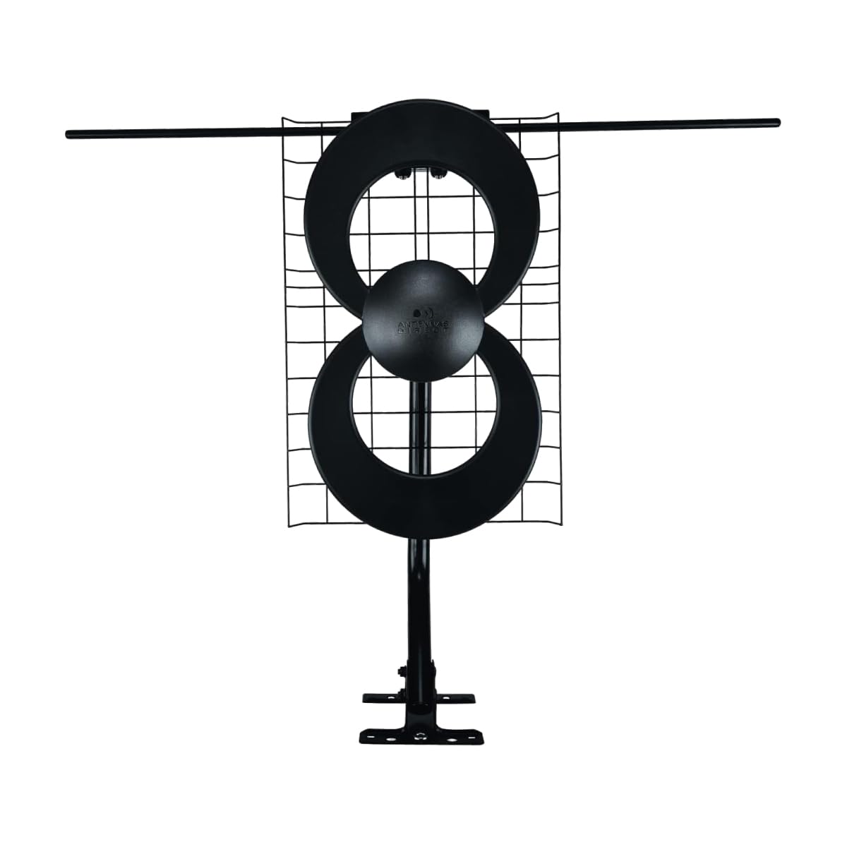 Antennas Direct ClearStream 2V Indoor Outdoor TV Antenna UHF VHF Multi-Directional, 60+ Mile Range, 4K 8K UHD, NEXTGEN TV - w/Reflector, 20-inch Mast