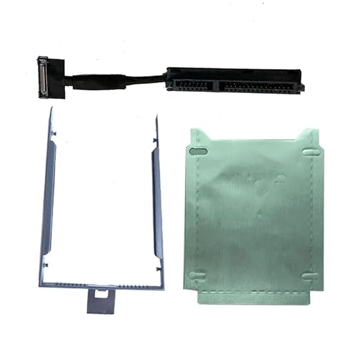 Fleshy Leaf SATA Hard Drive Caddy Bracket with SSD HDD Cable Holder Tin Foil Replacement for Lenovo ThinkPad P53 FP530 Laptop 02DM497 DC02C00G010