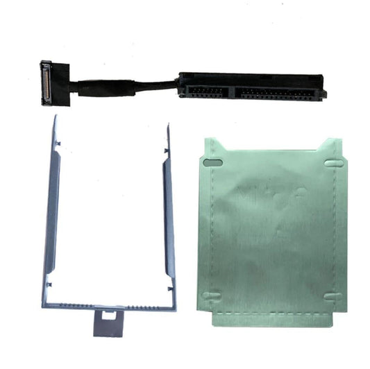 Fleshy Leaf SATA Hard Drive Caddy Bracket with SSD HDD Cable Holder Tin Foil Replacement for Lenovo ThinkPad P53 FP530 Laptop 02DM497 DC02C00G010