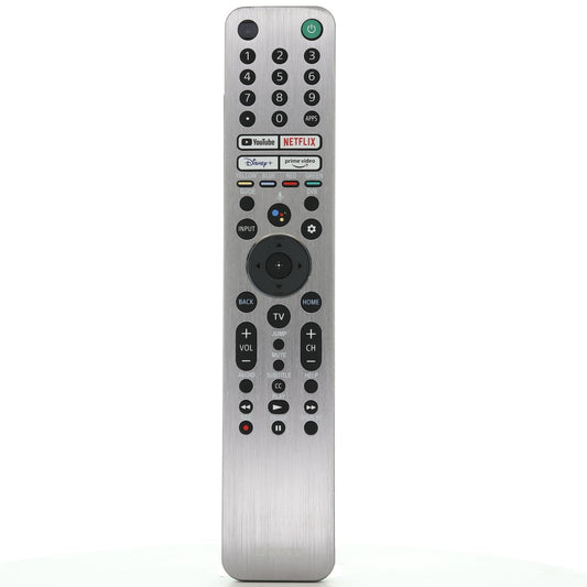 Dan's Originals OEM RMF-TX621U Backlight Voice TV Remote Control | Metal Front| Light up Keys - for Sony PN: 1-009-947-12, Also Works RMF-TX620U |