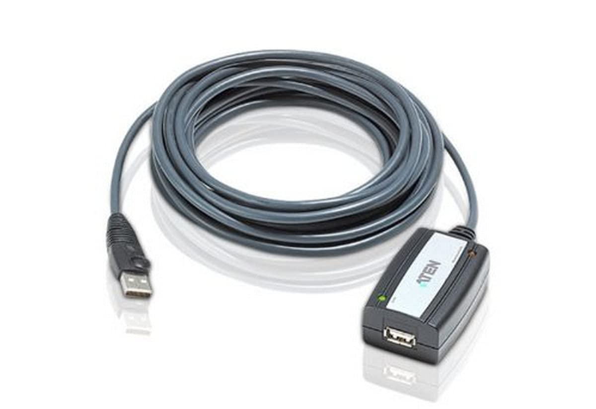 ATEN UE250 USB 2.0 Extension Cable UE250 16 Feet (Black)
