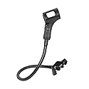 Saycker 360 Degree Flexible Gooseneck Microphone Stand Adjustable Desk Mic Boom Arm Stand with Clip(Black)