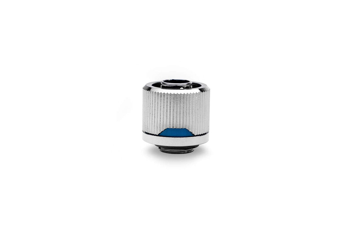 EKWB EK-Quantum Torque STC-10/16 Compression Fitting for Soft Tubing, 10/16mm (3/8" ID, 5/8" OD), Nickel, 4-Pack